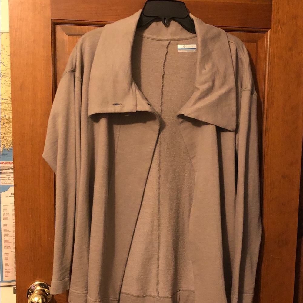 Columbia Tan Snap Front Jacket